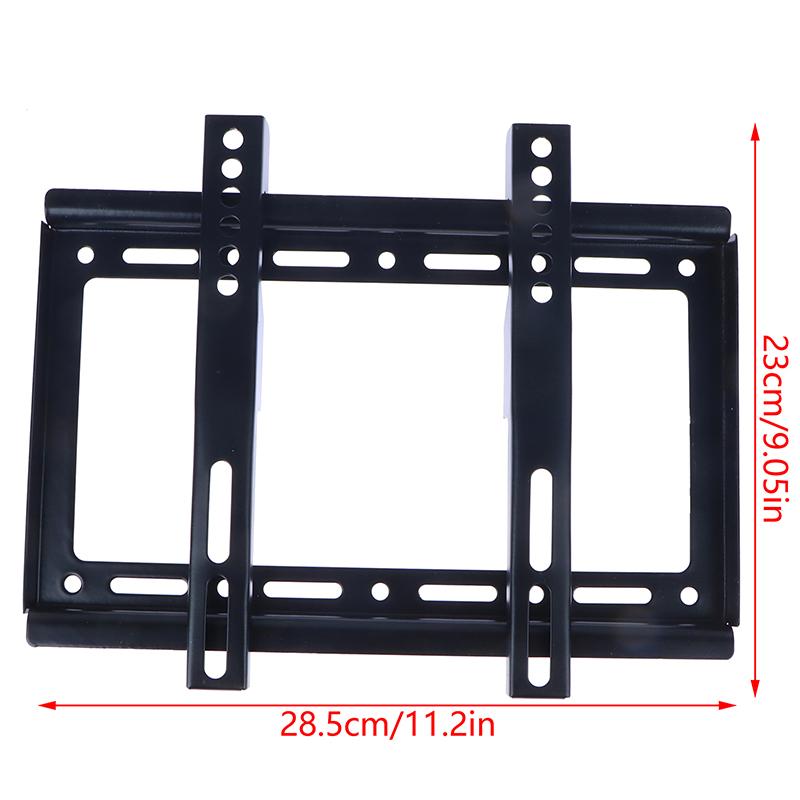 14-43" Lcd Led Monitor Wall Mounts Bracket Fixed Tv Frame Thickness 0.8Mm