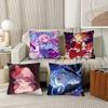 1 шт. Наволочка Touhou P-Project Модная квадратная наволочка Спальня Гостиная Комната Декор в стиле Ins Отдых
