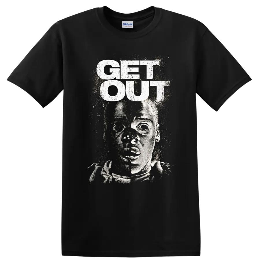 Get Out Horror Movie Graphic Tee T Shirt Unique Design Casual Wear