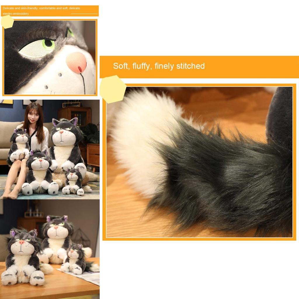 Disney Bad Cat Plush Toy Soft Stuffed Doll Gift Perfect For Kids And Adults