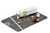 TOMYTEC The Truck Collection Truck Collection Logistics Site Wing Van Set J, Konoike Transport, Diorama Supplies 334552