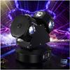 Bruce & Shark 120W 8-LED Moving Stage Light, High Brightness, Party Light, Disco Light, DMX Mode, 13 Channels, AC95V-235V, Disco Light for Performance