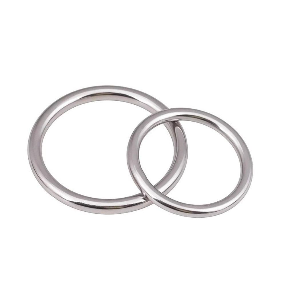 M4 M8 Yoga Hanging Rings Anti Corrosion O Rings Load Bearing Stainless Steel Rings Yoga Training