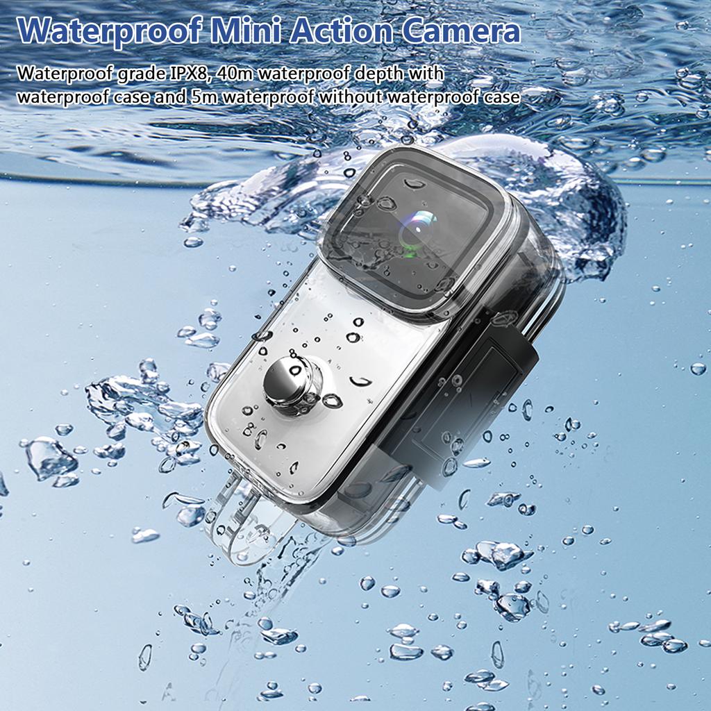 SJCAM C200 4K Mini WiFi Action Camera with 1.28 Inch IPS Screen 5M Body Waterproof 6-Axis