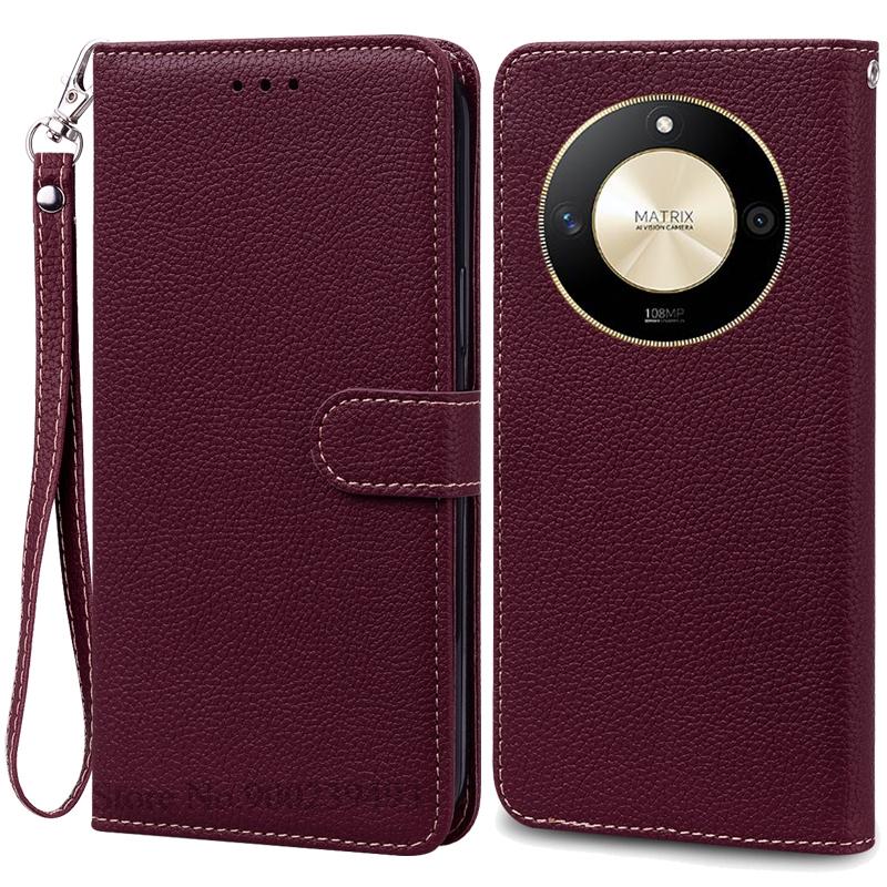 Чехол для Honor X9B, кожаный чехол-кошелек, раскладной чехол для телефона, чехол для Honor X9B 5G, чехол-книжка, чехол-книжка, чехол-книжка