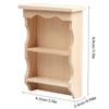 1:12 Dollhouse Miniature Hanging Cabinet Wall Cabinet Storage Rack Shelf Furniture Living Room Model Decor Toy