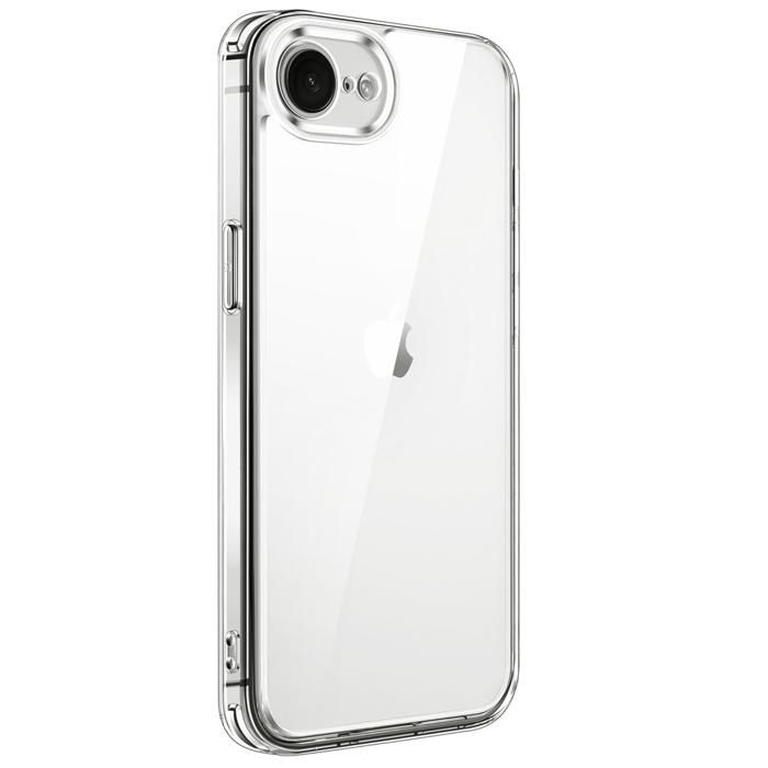 Coque pour iPhone 16e - Phonillico® - Silicone Gel TPU - Protection Souple - Ultra Mince - Transparent