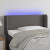 VidaXL LED Headboard Bedroom Furniture Single Bed Accessory Headboard Interior Grey 3123038