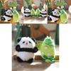 Bamboo Panda Plush Keychain Ultra Soft Stuffed Animal Backpack Charm Gift For Kids