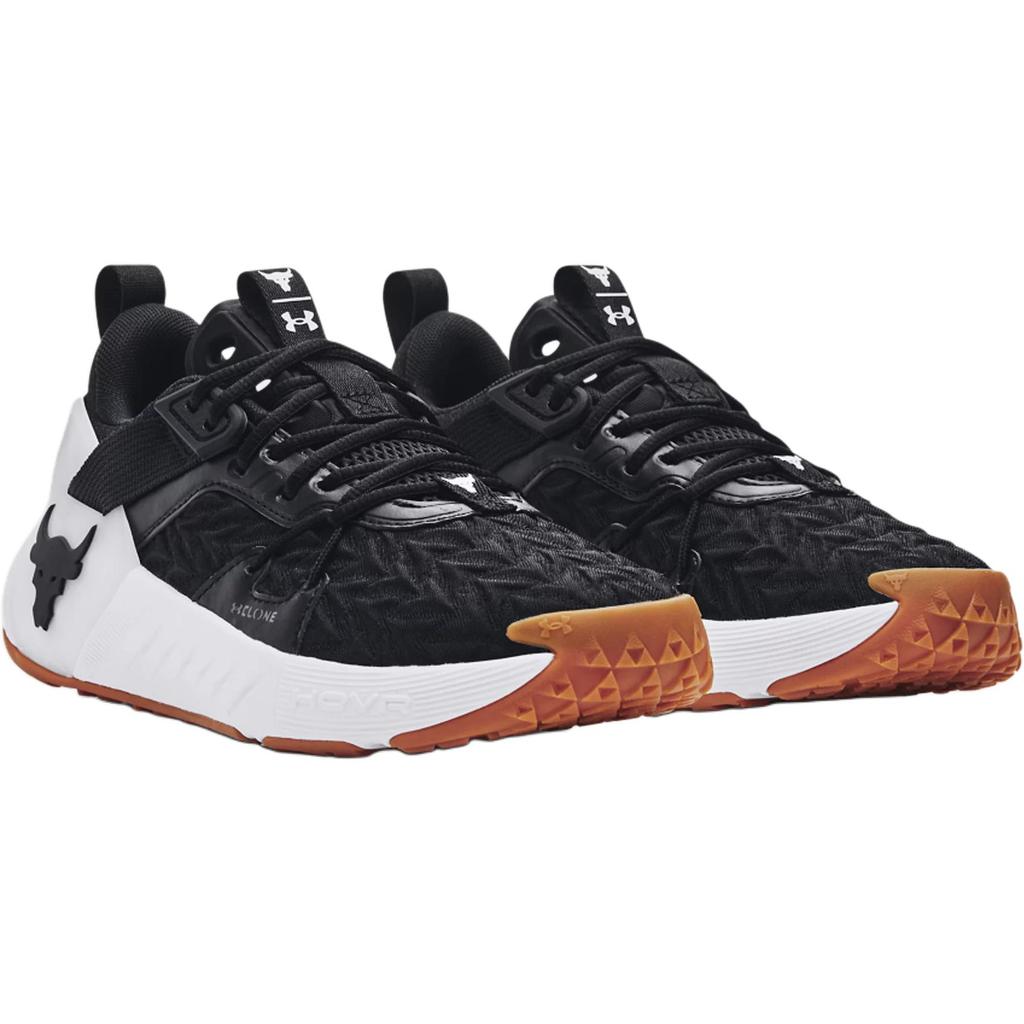 Under Armour Project Rock 6 GS Черные Белые Гум Детские Кроссовки 3026536-001