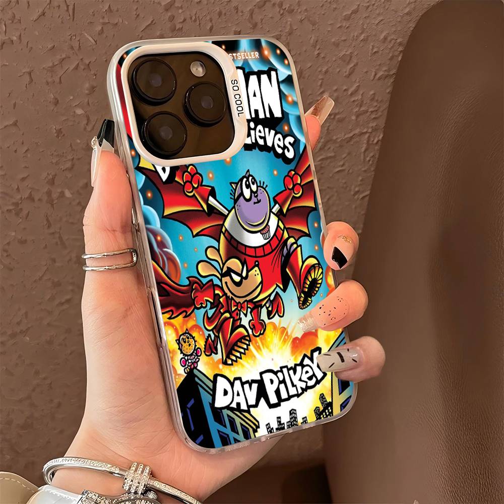 Чехол для телефона Dog Man для iPhone 17 16 15 14 13 Pro 12 11 Pro Max PLUS Цветная задняя крышка