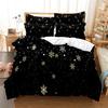 Зимнее постельное белье Комплекты пододеяльников Домашний текстиль Детский, полуторный Двуспальный Кинг Комплект для спальни Снежинка Галактика Пододеяльник 240x220 Горячий