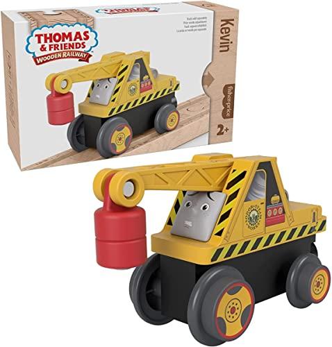Mattel Томас и друзья Деревянная железная дорога Кевин (Возраст 2+) [Подарок] HBJ91 Желтый