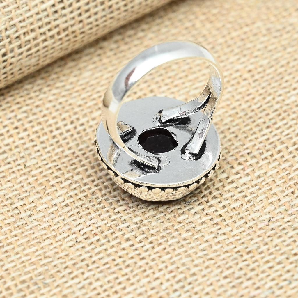 Фиолетовый аметист драгоценный камень стерлингового серебра 925 пробы ручной работы свадебный подарок ювелирные изделия для нее