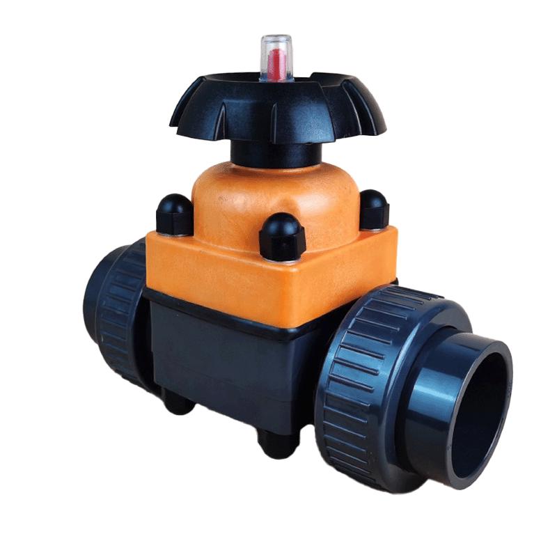 Taizhu UPVC Double Union Diaphragm Valve