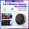 CarlinKit Беспроводная коробка CarPlay Mini Ultra 3 Проводной в Беспроводной Адаптер CarPlay USB Plug and Play Wi-Fi Bluetooth Быстрое Автоматическое Подключение