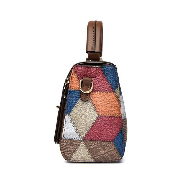 Women's Bag PU Leather Vintage Totes Fashion Female Small Handbag Casual Ladies Travel Shoulder Crossbody Bags CLE