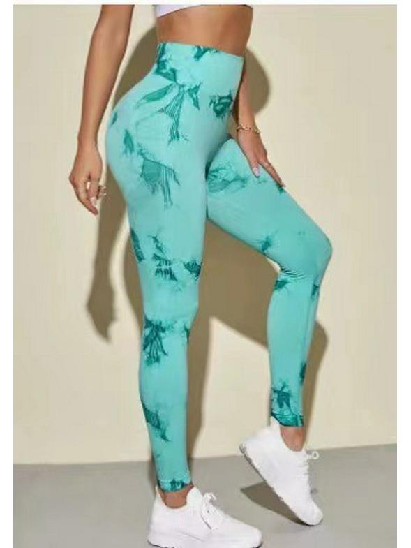 Tie-Dye High Waist Tummy-Control Butt-Lifting Yoga Leggings