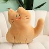 Cat Plush Toy Stuffed Black Cat Pillow 3 Colors Biscuit Kitty Cushion Kids Dolls Room Decor Birthday Gift for Children