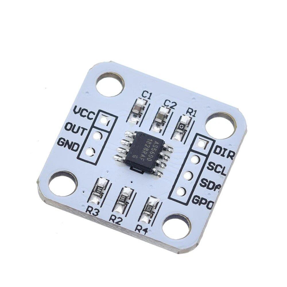 AS5600 Magnetic Encoder Magnetic Induction Angle Measurement Sensor Module 12bit High Precision