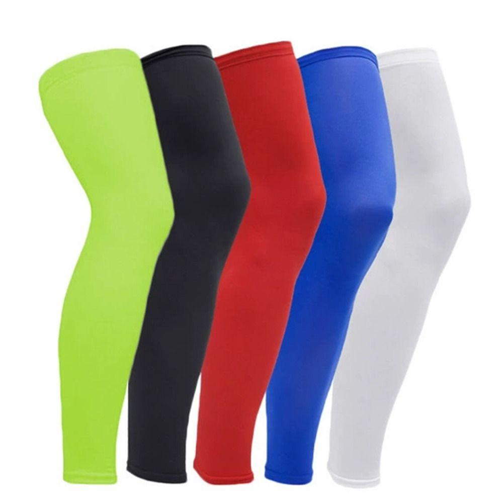 High Elasticity Knee Calf Sleeves Anti-UV Leg Warmers Long Compression Leg Sleeve for Men Women