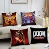 Игровой чехол для подушки E-Eternal Удобный мягкий наволочка для дивана D-DOOM Гостиная Домашний офис Декор Защитные чехлы