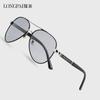 Поляризованные солнцезащитные очки Мужские металлические очки Очки-ноги Очки-жабы Очки для вождения Ретро-очки с большой оправой