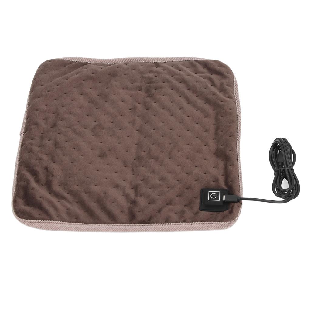 Heated Blanket Electric Throw USB 5W Soft Synthetic Fiber 3 Gear Electric Heating Blanket with 5ft Cable for Keeping