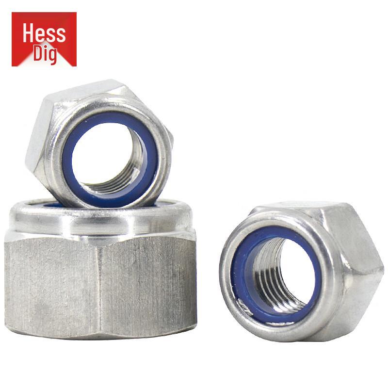 304 Stainless Steel Hex Nylon Lock Nut
