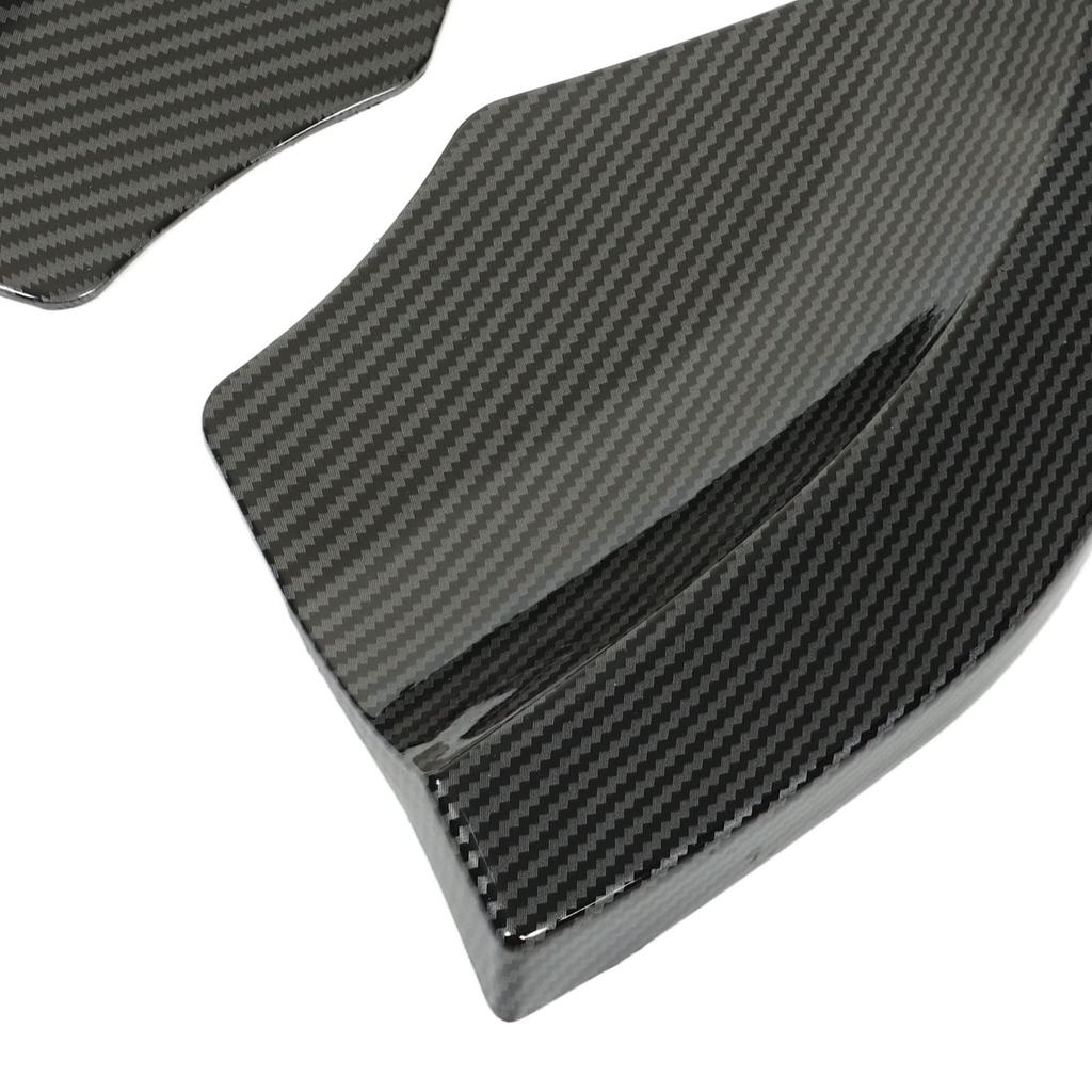 KIMISS Rear Bumper ABS Left and Right Car Bumper Easy Design Splitter, Plastic, Set, Diffuser, Installation, Spoiler-Like