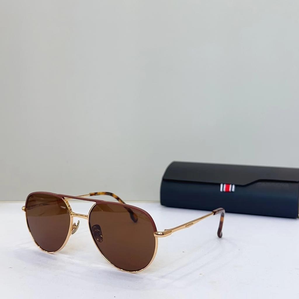 Солнцезащитные очки Carrera Quality с поляризацией Мужские в стиле ретро Металлические квадратные солнцезащитные очки для женщин Двойная переносица Для вождения Зеленые Черные Uv400