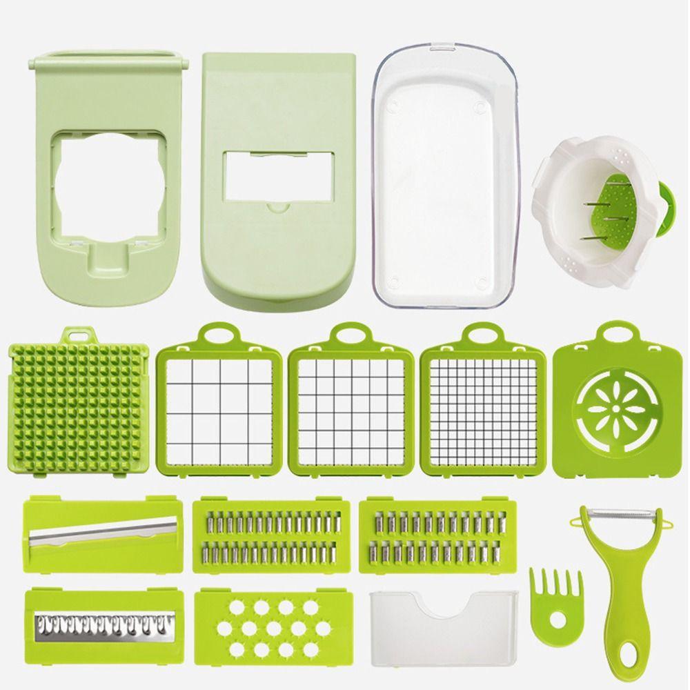 Replaceable 9 Blades Food Chopper Multifunctional Cheese Shredder Vegetable Slicer  Home Essentials