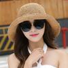 Handwoven Straw Hat For Women With Large Brim Summer Sunshade Foldable Sun Hat For Beach And Outdoor Use