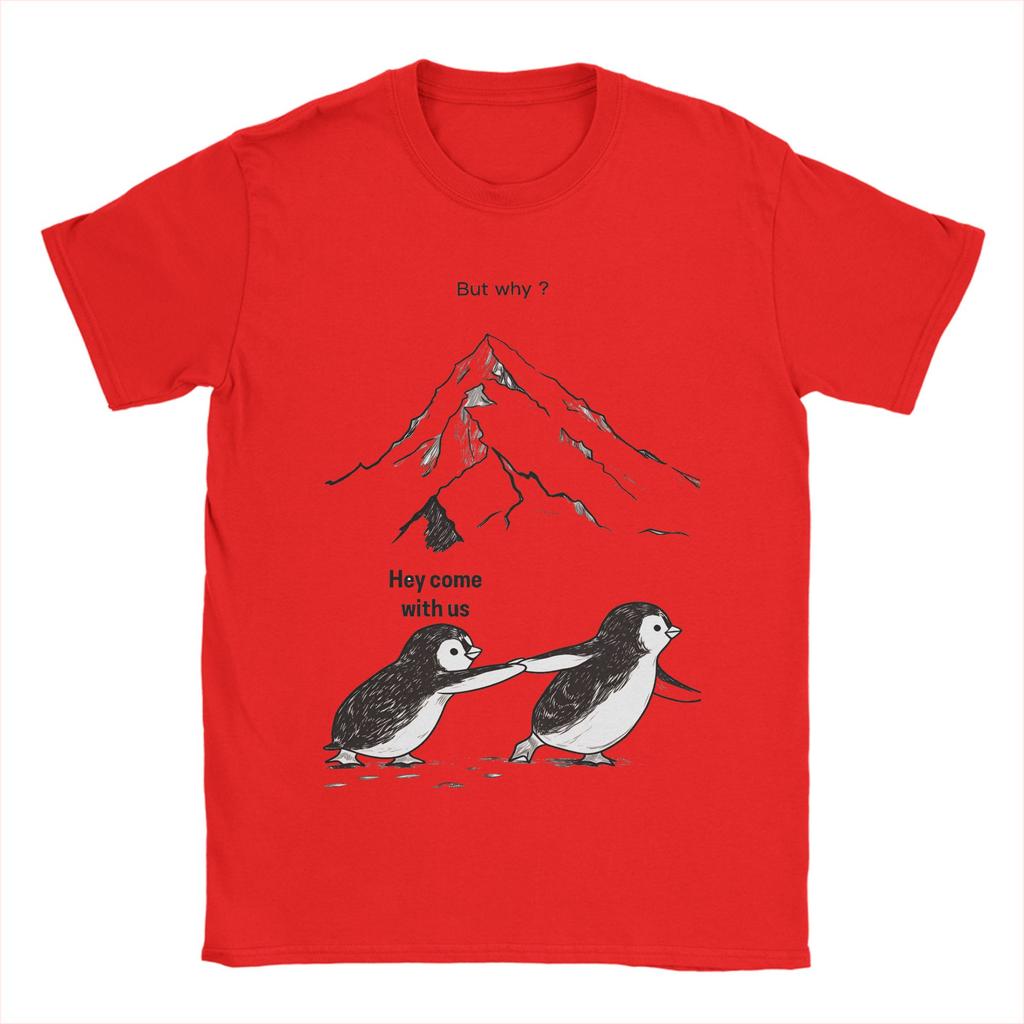 Funny Nihilist Penguin  TShirts Men O Neck 100 Cotton T Shirt  Short Sleeve Tee Shirt Printing Tops