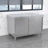 Thickened Stainless Steel Sliding Door Workbench