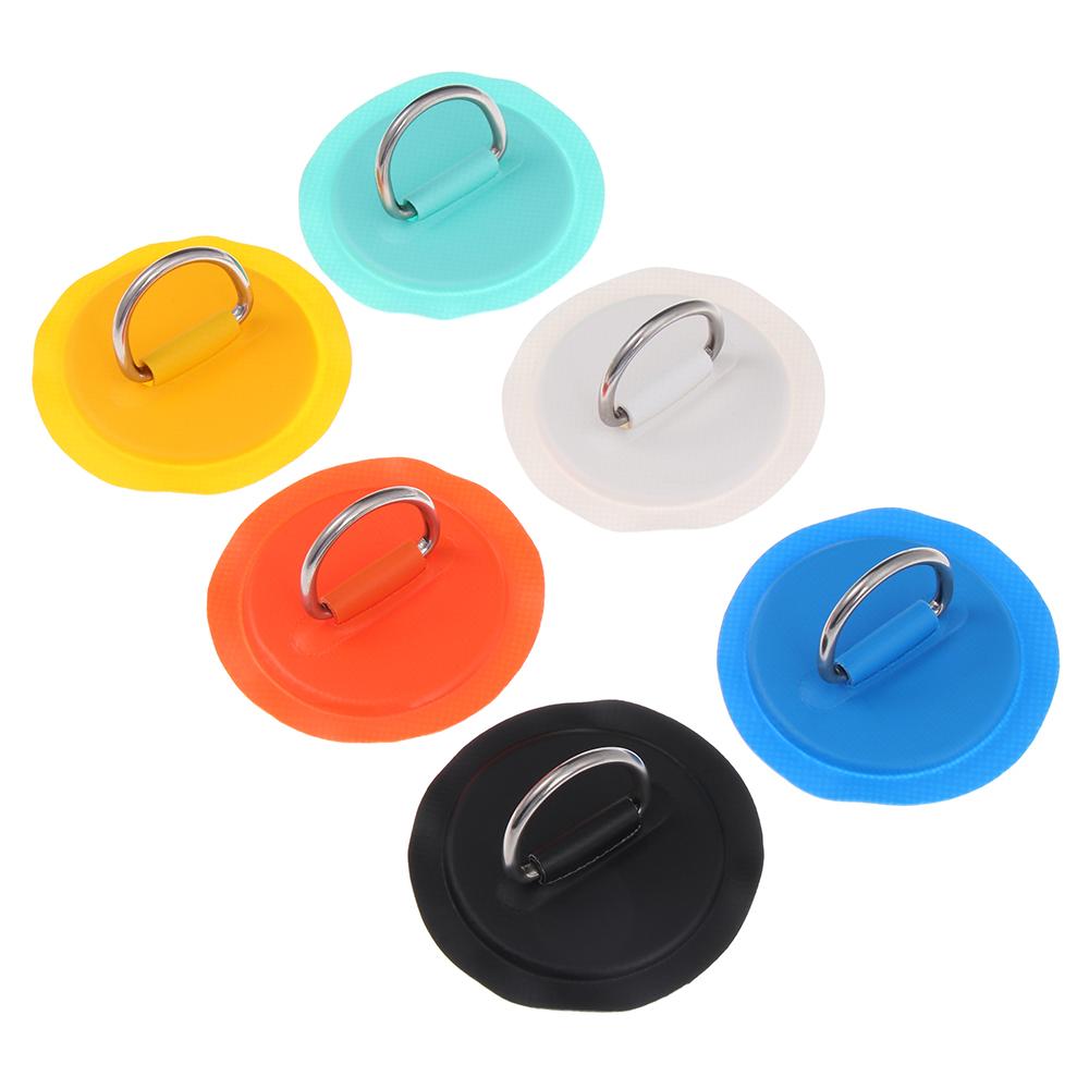 Pad Stainless Steel Raft Dinghy D Ring Pad/Patch Kayak Surfboard SUP Tie Down Inflatable Boat Patch
