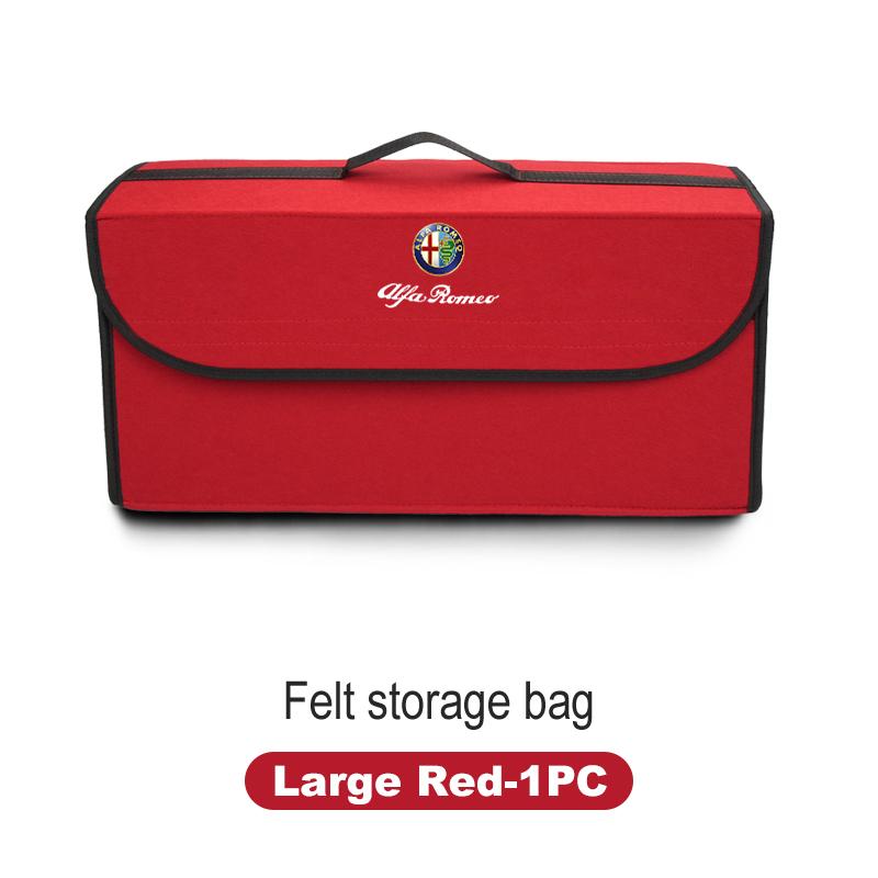 VLFHQ1 Car Trunk Storage Box Organizer Foldable Stowing Container Bag For Alfa Romeo 159 Giulietta Giulia 147 Mito 156 166 GT Stelvio