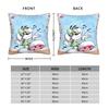 Cartoon D-Diddl Pillowcases  Vintage Pillow Case For Living Room Chair Soft Pillow Cover