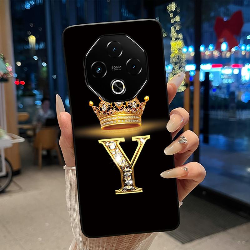 Ударопрочный Чехол Для Umidigi G100 Pro/G100 5G Мягкий Силикон Черный Корпус Модный Счастливая Буква Узор Корона Конфетный Чехол Для Пары
