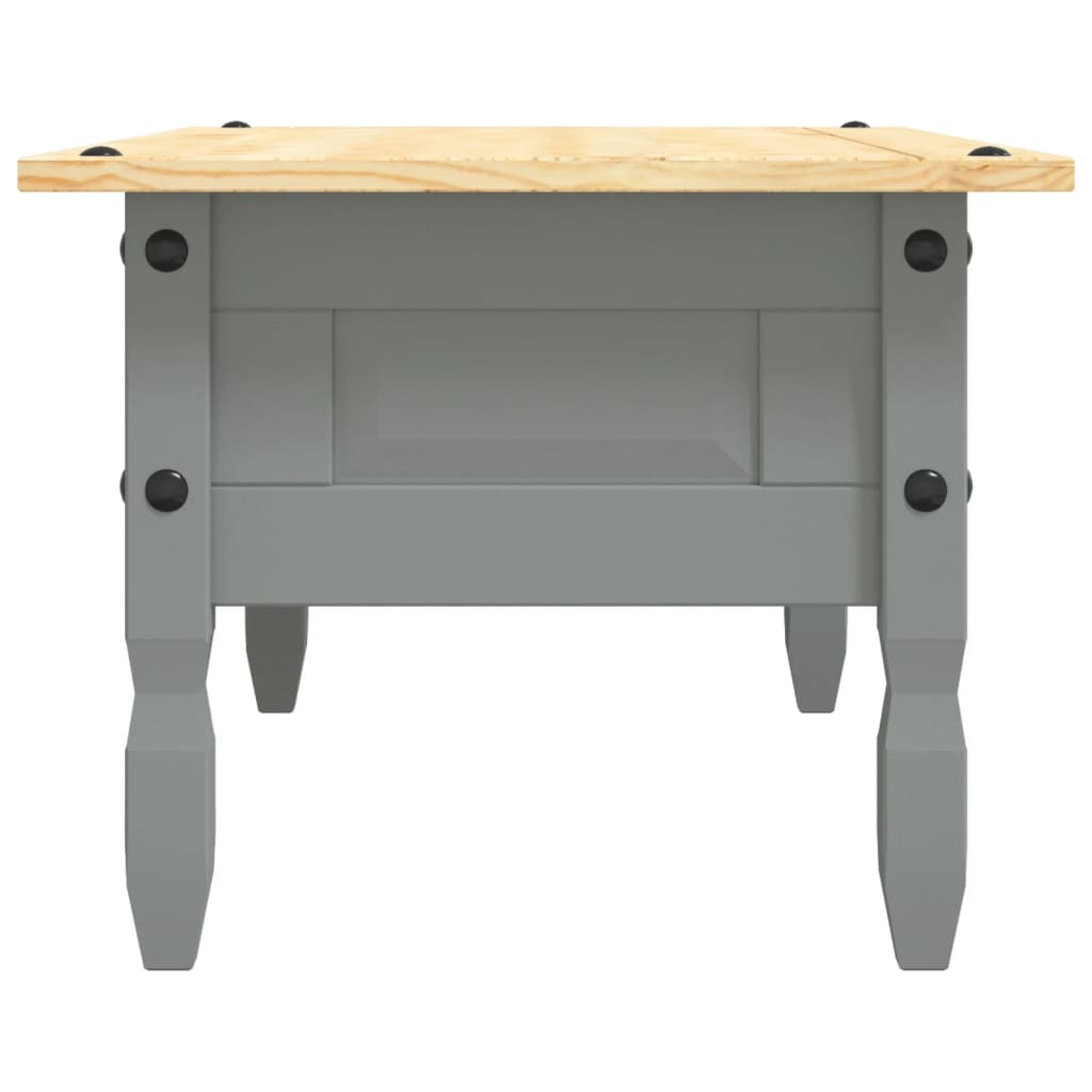 Mexican Style Pine Coffee Table Gray 100 x 55 x 44 cm