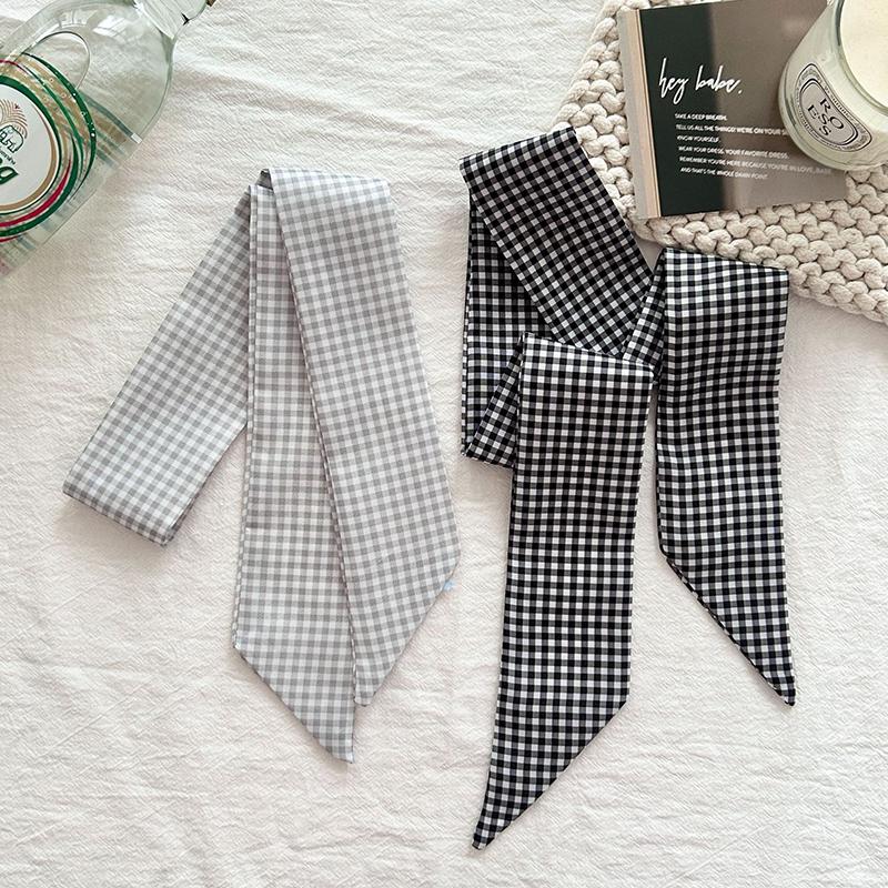 Fashion Multifunction Silk Scarf for Women  Hair Ribbons Headbands Bandana Female Bag Wrist Wrap Neckerchief Foulard Neck Ties