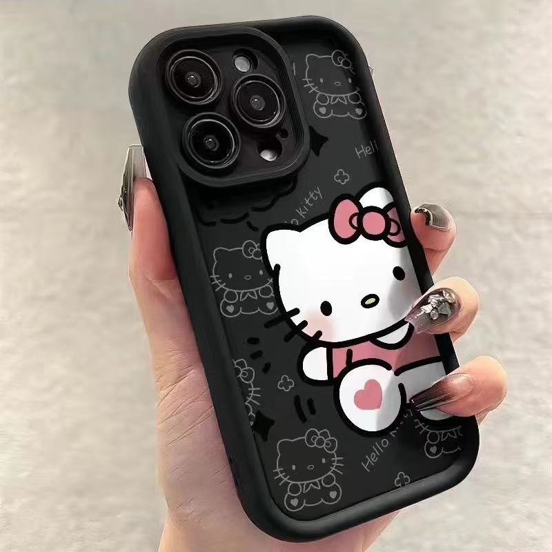 Новый котик KT подходит для чехла для мобильного телефона iPhone13/14/17ProMax 15pro Apple 12 милый 11E Япония и Корея