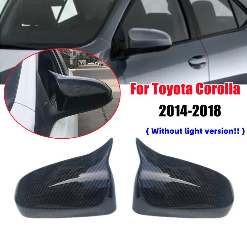 Для Toyota Corolla Camry 2014 2015 2016 2017 2018 Автомобильное Зеркало Заднего Вида Боковое Зеркало Крышка Колпачок Накладка Корпус Ракушка Внешняя Дверь Отделка