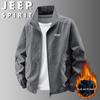JEEP SPIRIT Men's Stand-Up Collar Casual Jacket