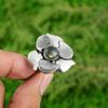 Gift For Her Natural Labradorite Promise Flower Adjustable Ring 925 Silver