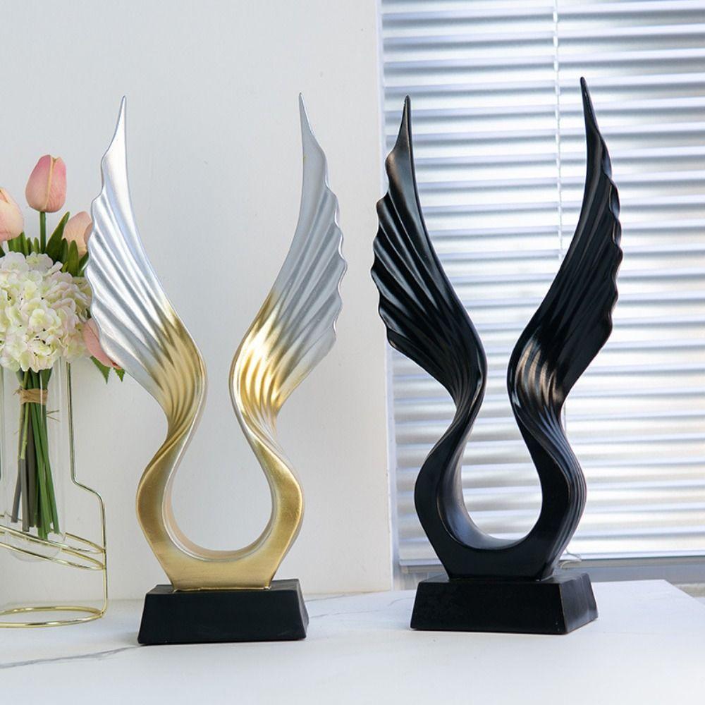 Angel's Wing Handicraft Gifts Eagle Ornaments Animal Wings Statue Resin Crafts Desktop Ornaments
