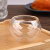 50Ml Double Wall Glass Cup Transparent Handmade Heat Resistant Beer Tea Drink Kungfu Teacup Mini Whisky Cup Espresso Coffee Cups