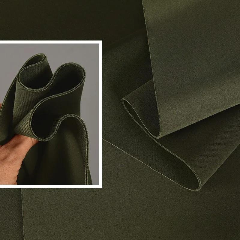 100x160cm Thickened Scuba Knitting Fabric Knitted Elastic Air Layer for Sewing Apparel Design Jackets Sweatshirts Suits