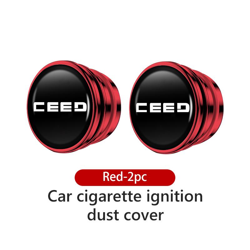 Universal Car Cigarette Lighter Dust Proof Cover Cap Accessories For KIA Ceed ED 2006 2007 2008 2009 2010 2011 2012 ahs256