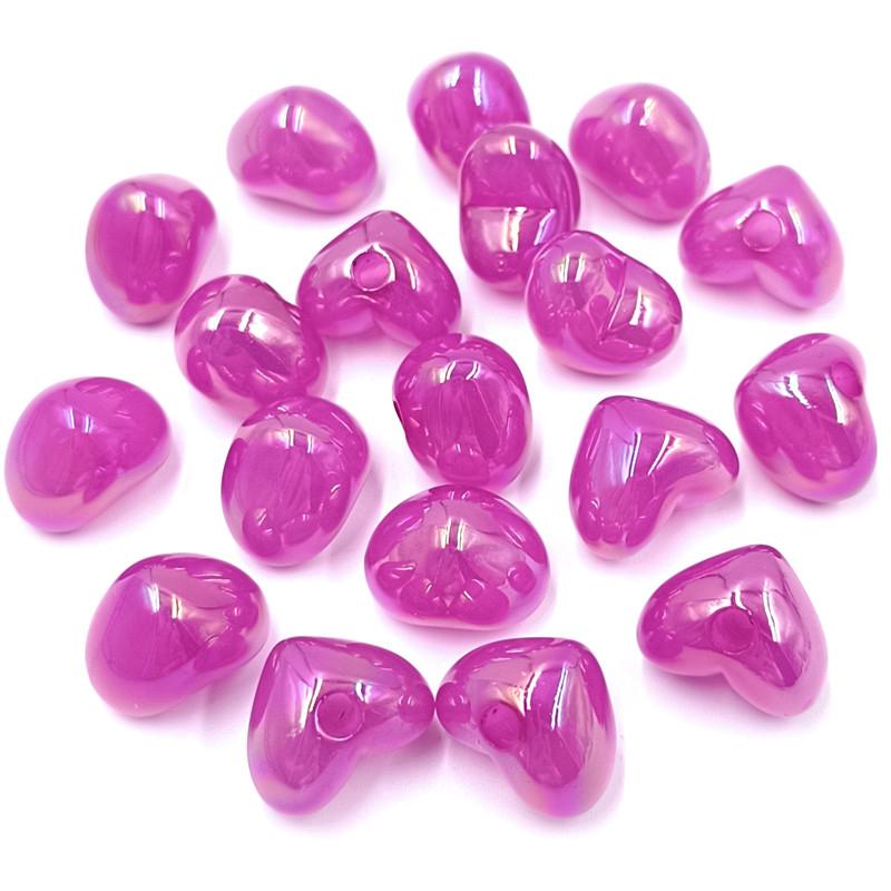 10 шт. желейного цвета акриловые одинарные глазки персиковое сердце пентаграмма свободные бусины кулон для браслета ожерелья серьги изготовление ювелирных изделий